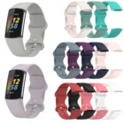 Силиконовый мягкий ремешок для смарт-часов для Fitbit Charge 5, ремешок для смарт-браслета, ремешок для часов, браслет для заряда 5, спортивные аксессуары