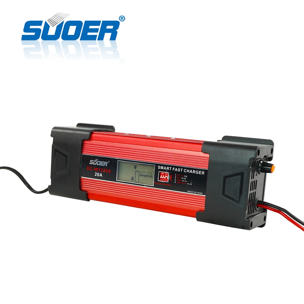 Suoer【 гель Батарея Зарядное устройство 】 алюминиевая крышка 25В 6A литий-ионный