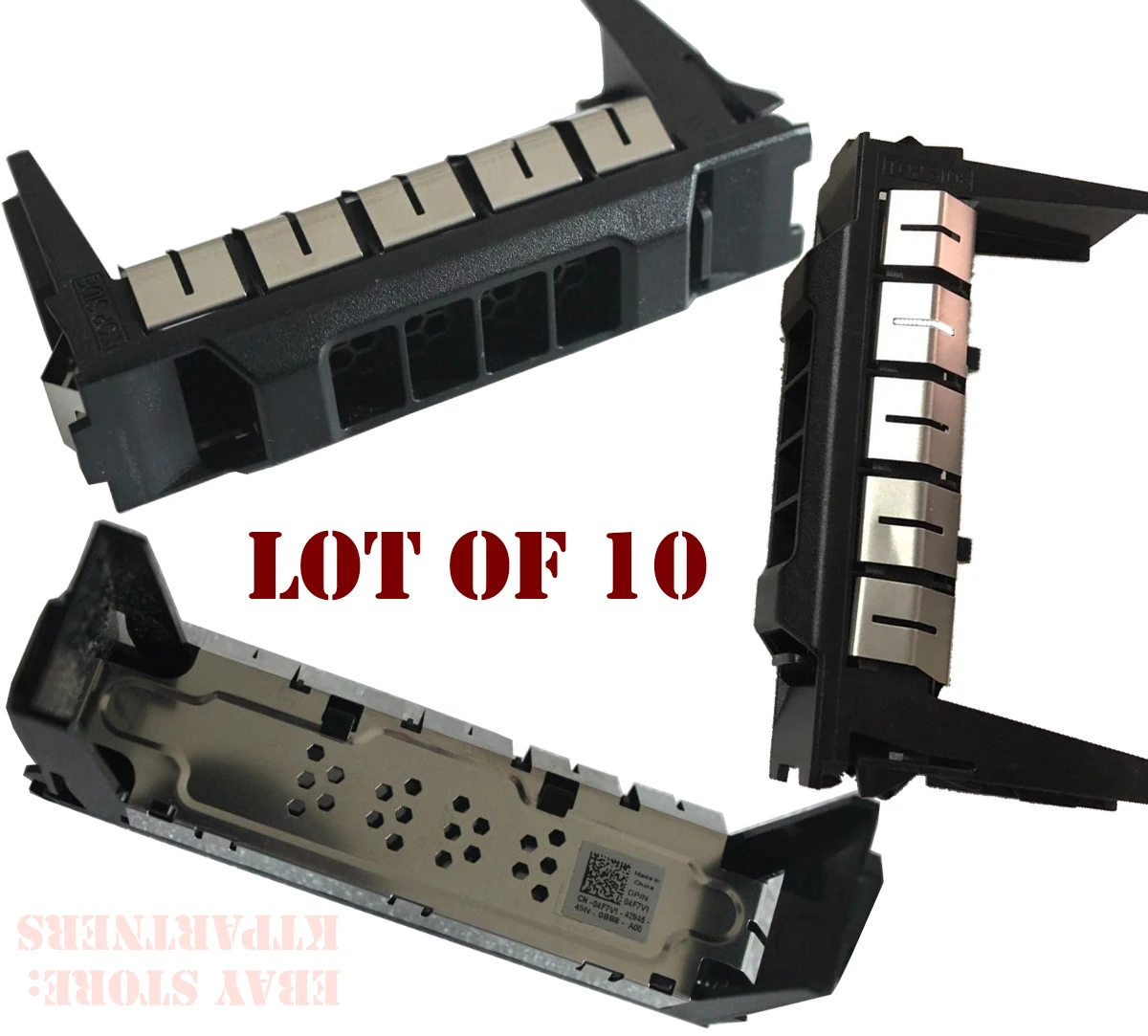 Enchimento em Branco Lote de 10 4f7v1 para Poweredge Disco Rígido R410 R610 R430 R530 R730 T430 3.5 Hdd Bay