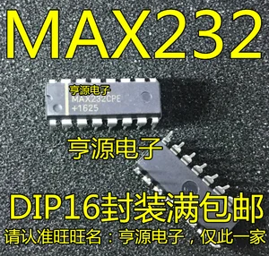 10PCS MAX232CPE DIP16 MAX232C DIP MAX232 DIP-16 MAX232EPE RS-232 Drivers/Receivers new original IC