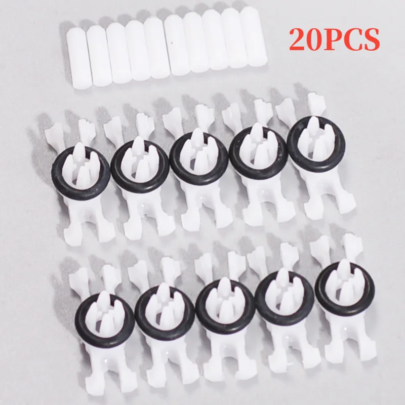 

20 шт./компл. Пряжка для крыши для BMW E46 1998-2014, верхняя крыша, водосточные желоба, литье, зажимы для крепления 51138204858 51134501967