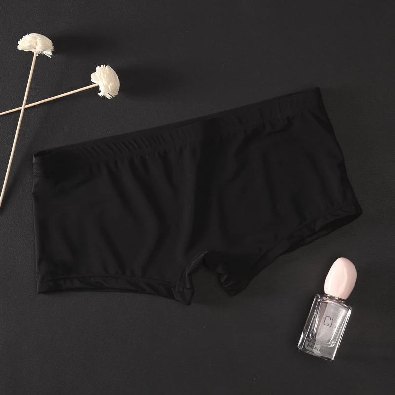 

M-2XL Transparent Boxershorts Men Sexy Seamless Underwear Pants Male Mid-rise Mesh Slips Homme Panties Boxer Shorts