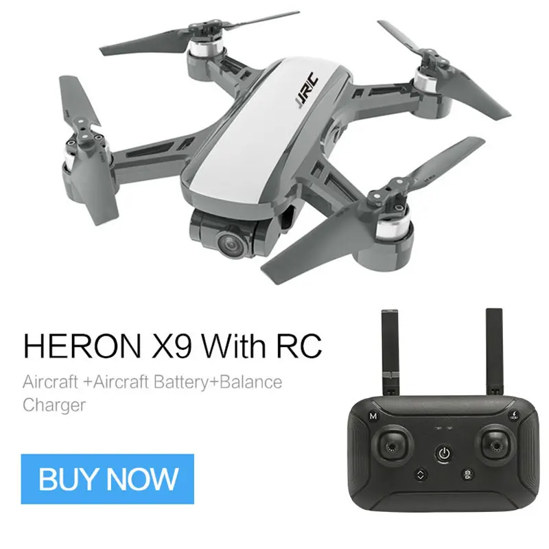 

RC Quadcopter JJRC X9 Heron Drone GPS 1080P HD Camera 5G WIFI FPV Brushless Stable Gimbal Foldable Selfie Drones Professional