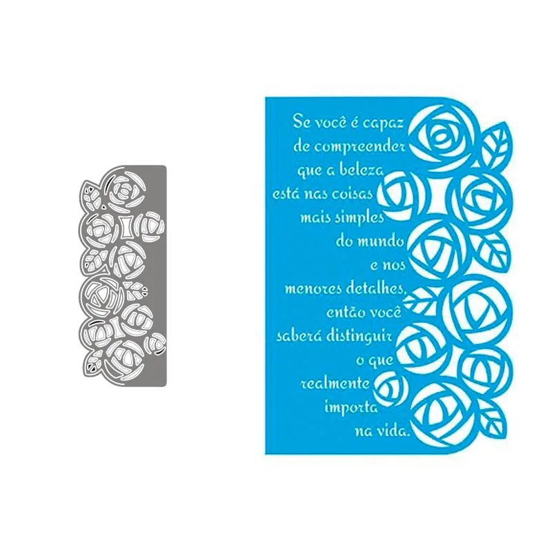 

Metal Cutting Dies Flower Bone Stencil for DIY Scrapbooking Album Embossing Paper Cards Deco Crafts