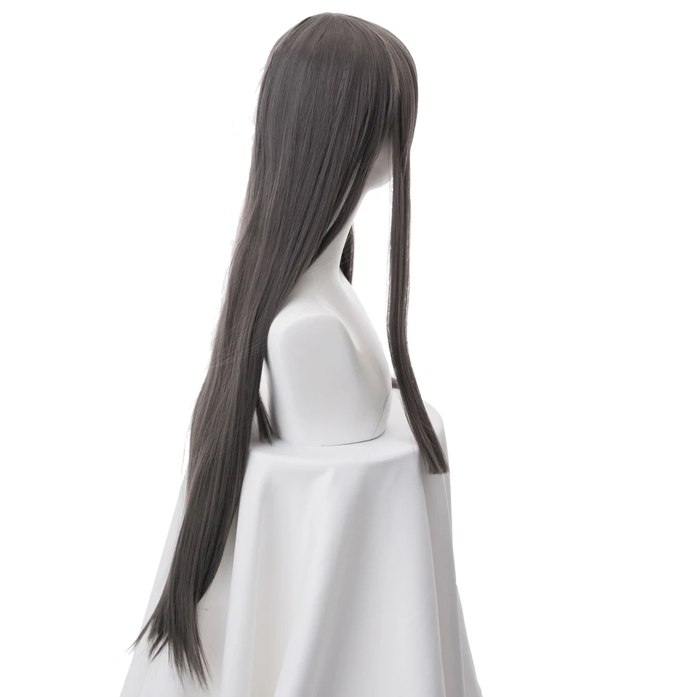Seishun Buta Yarou wa Bunny Girl Senpai no Yume wo Minai Mai Sakurajima 80 см темно серые синтетические волосы
