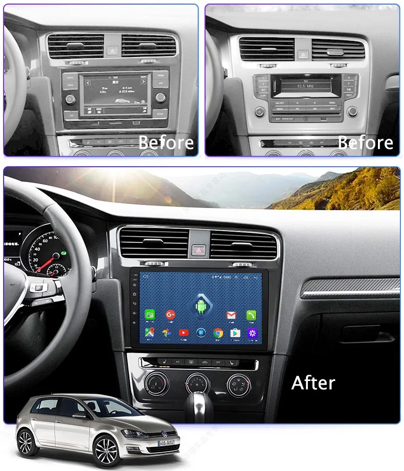 4G LTE NETCOM 10 1 дюймов Android 8 0 полноразмерная Автомобильная Мультимедийная система