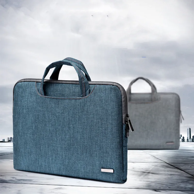 canvas laptop bag liner for ipadapple macbook air lenovo asus 10121313 3141515 6 inch notebook bag free global shipping