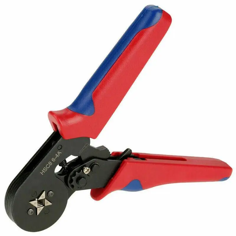 

Ferrule Crimping Tool Kit, Self-adjustable Ratchet Wire Tool Kit Crimping with Wire Terminals Plier Set Crimper R1P9