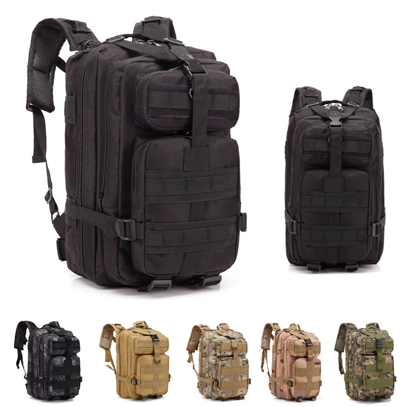 Тактический Рюкзак Molle 3P Военная камуфляжная сумка на плечо многофункциональный