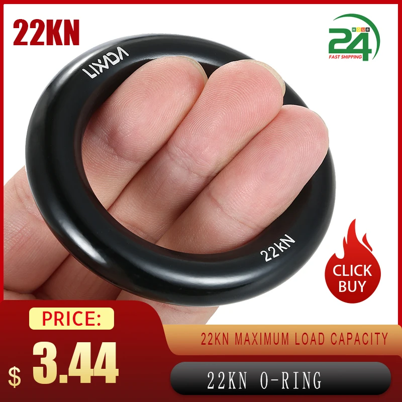 Lixada 22KN альпинистское уплотнительное кольцо алюминиевое для альпинизма уличное