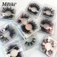 3d5d lashes mink 25mm false eyelashes box package wholesale items bulk fluffy mink lash extension supplies makeup tools beauty