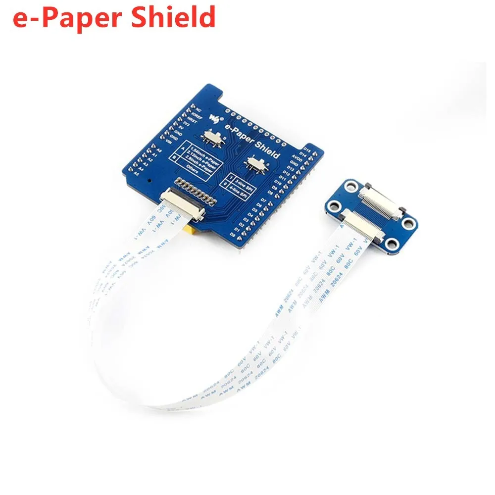 

Driver Board/Hat For E-ink, e-Paper：SPI interface,WiFi,2G/ NB-IoT. ESP8266, ESP32,NB-IoT/GPRS HAT
