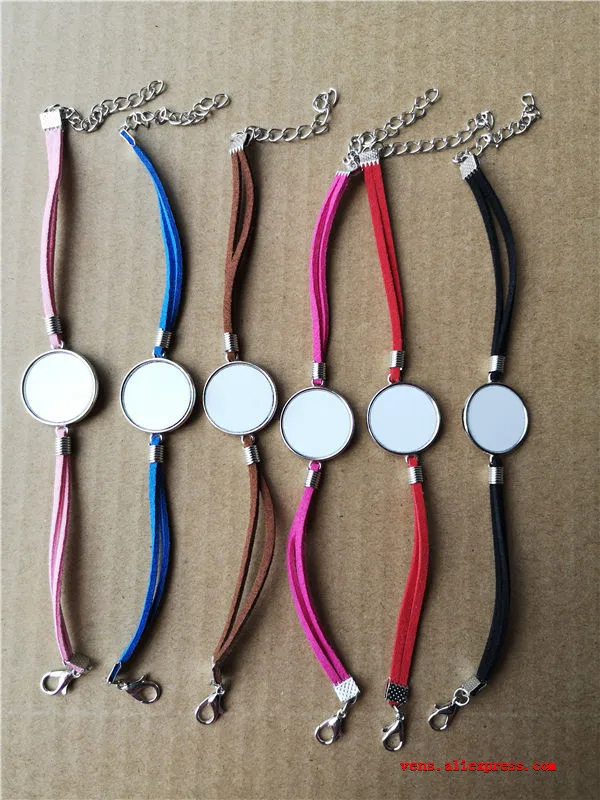 Сублимационные чистые браслеты для женщин модные с переводным принтом