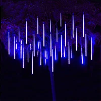 30cm 50cm waterproof meteor shower rain 8 tube led string lights for outdoor holiday christmas decoration tree