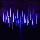30 см 50 см водонепроницаемый Метеоритный Дождь 8 трубчатая светодиодная гирлянда для наружного праздника Рождественское украшение дерево