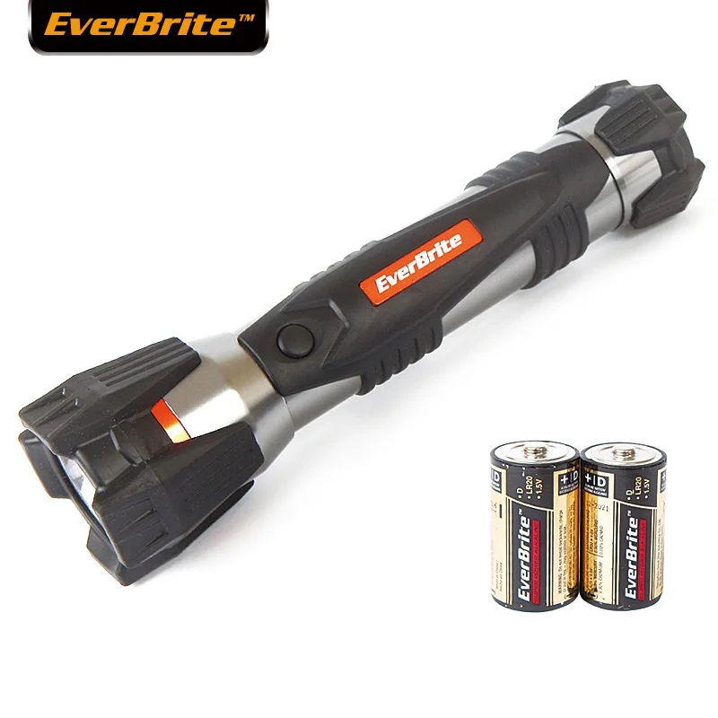 EverBrite 3W 2D Алюминиевый светодиодный фонарик Фонарь водонепроницаемый