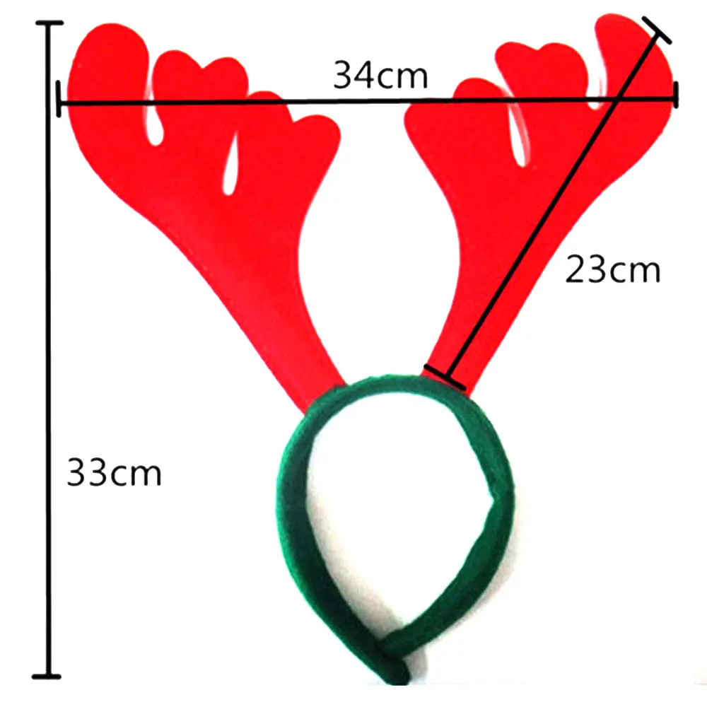 6 шт. оленей обручи с оленьими рогами Рождественский обруч для волос домашних