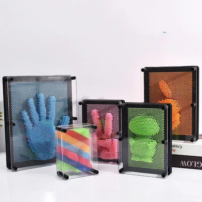 Juguete creativo pr&aacute;ctico 3D, modelo de mano de clon, aguja de tallado est&eacute;reo, variedad de pintura, Pop It, juguetes antiestr&eacute;s-0
