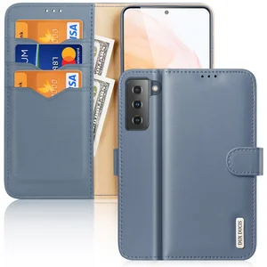 for samsung galaxy s21 plus 5g 6 7 inch phone case cover classic genuine leather stand wallet multi card slot soft and smooth free global shipping
