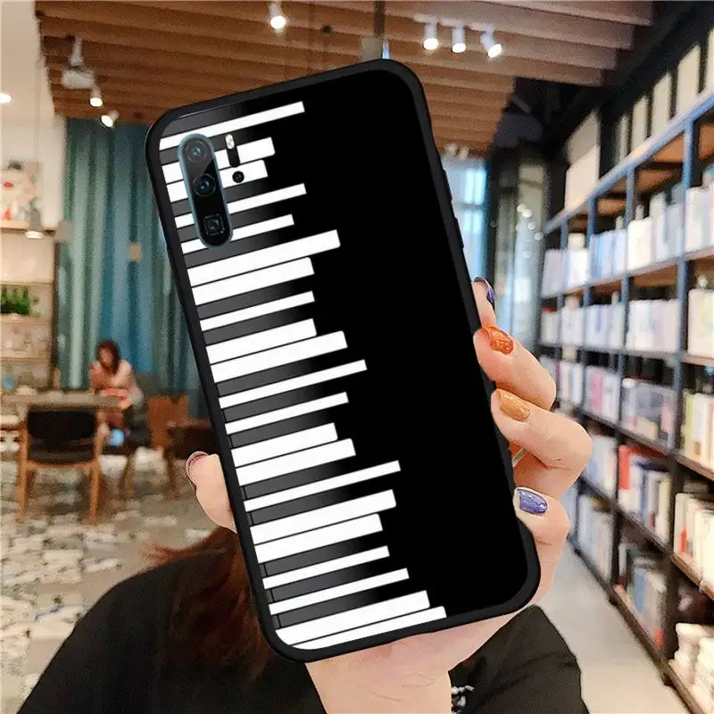 

Romantic music piano art design Phone Case For Huawei honor Mate P 9 10 20 30 40 Pro 10i 7 8 a x Lite nova 5t