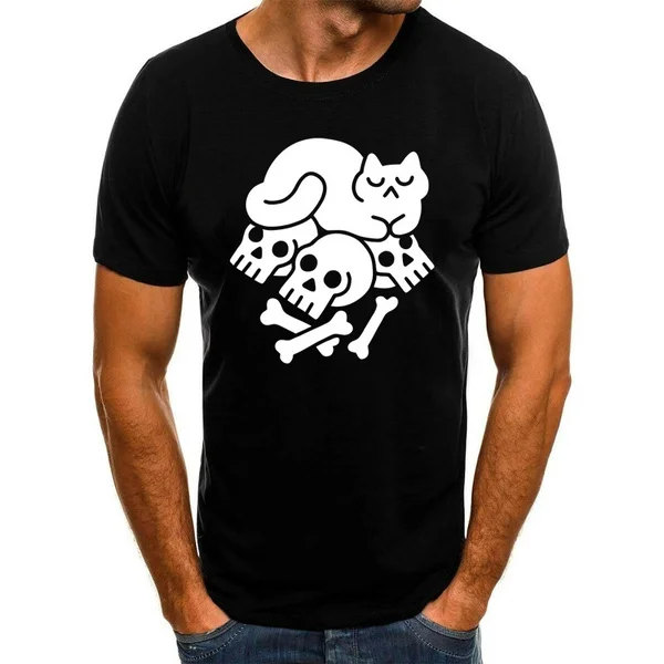 

catnap T shirt men t shirt fashion t-shirt O Neck white TShirts For man Top Tees Male and female adult T-shirt sizes