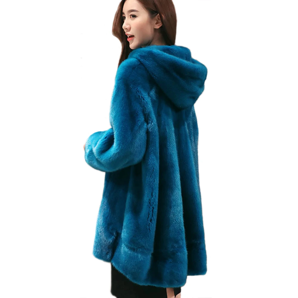 Новинка 2019 брендовые Элегантные женские пальто из цельного натурального меха