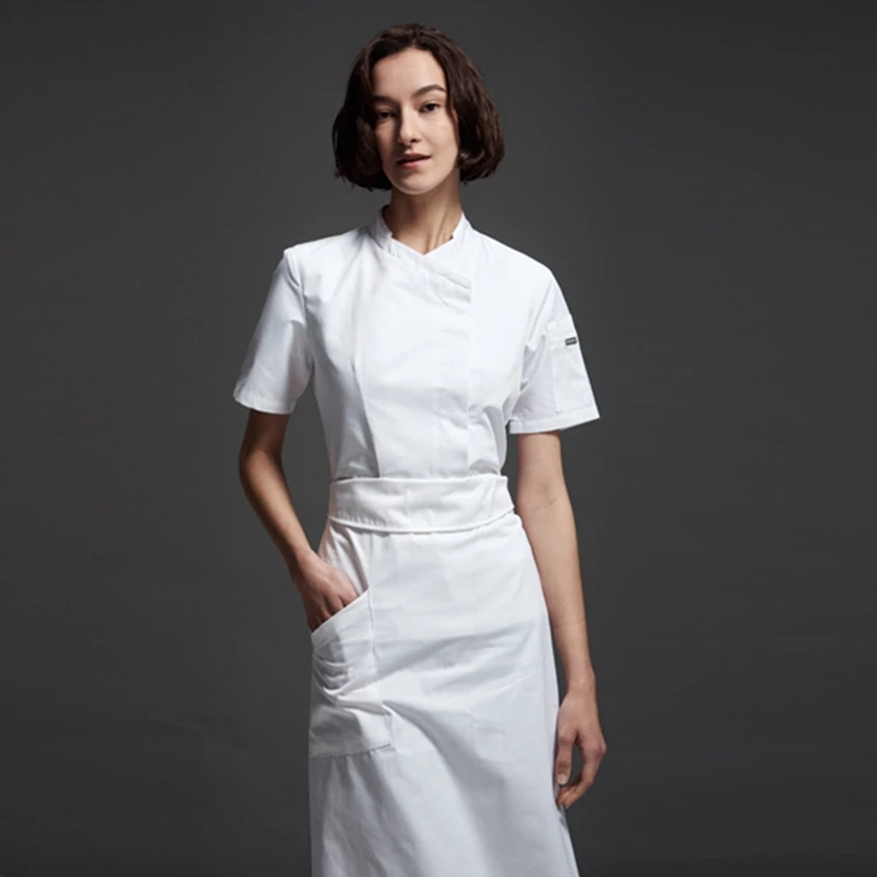 2021 spring high quality fashion French chef uniform baker unifrom restaurant for women | Тематическая одежда и униформа