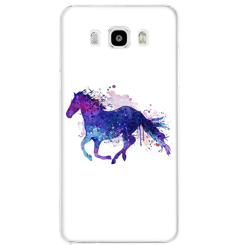 H12 Чехол для samsung Galaxy M10 M20 M30 M40 S6 S7 край S8 S9 S10 S10e Plus Note 8 9 S3 S4 S5 крышка акварель Лошадь картина маслом - Цвет: H12