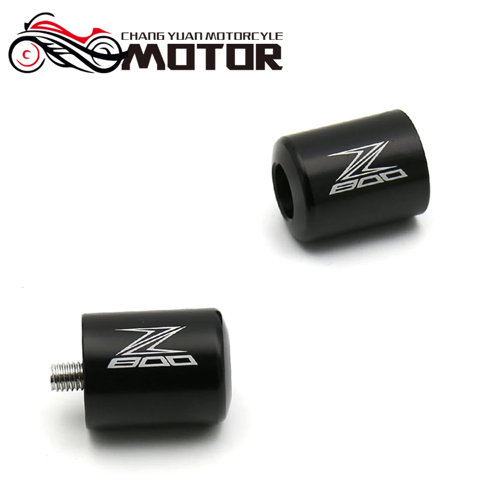 Для KAWASAKI Z800 Z 800 2013 2018 de la motocicleta CNC apretones manillar Bar termina tapa deslizante|Руль велосипеда| |