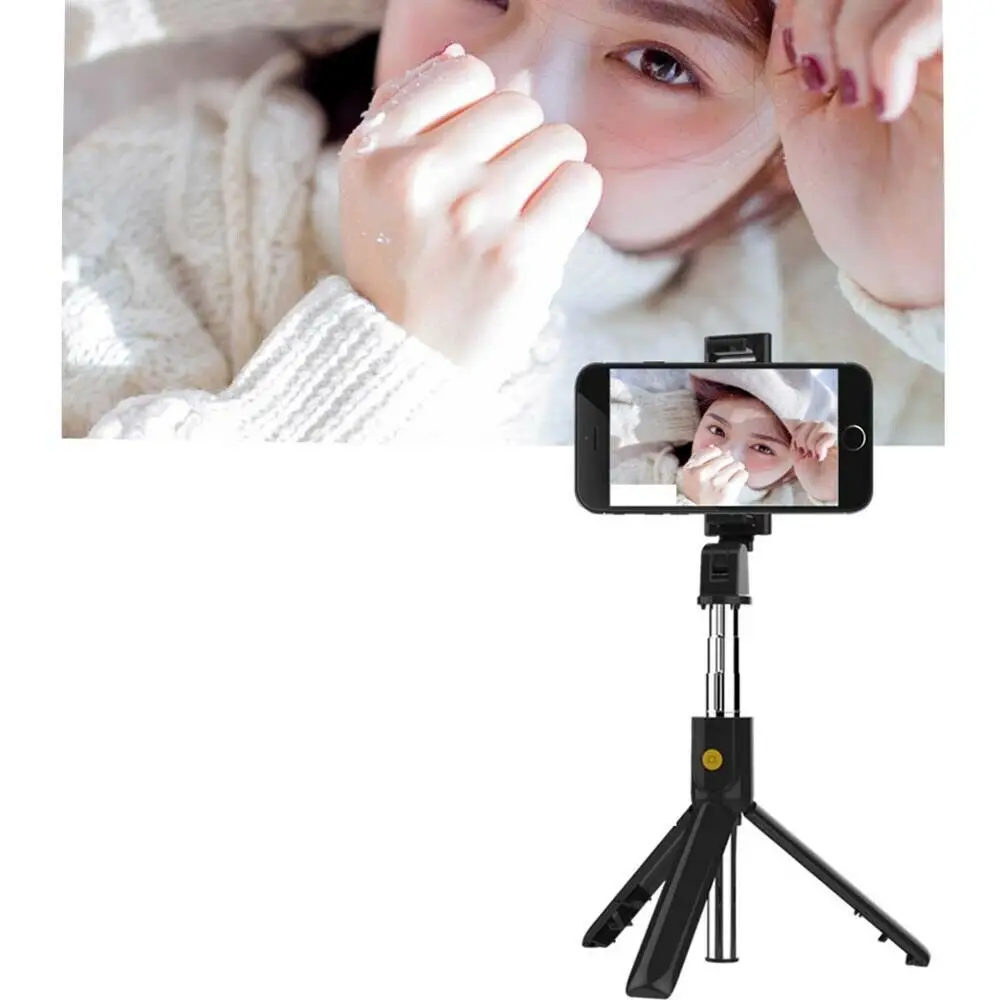 Essidi 3 in 1 Bluetooth Selfie Sticks For iphone xiaomi huawei Mini Extendable Wireless Tripod For GoPro Cameras Phone Monopod