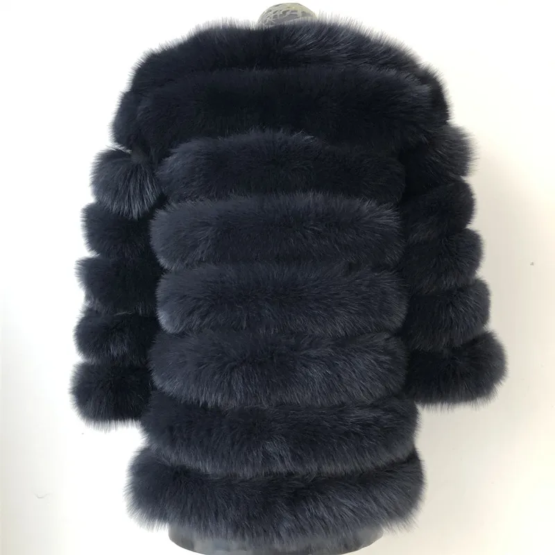 Жилет женский из натурального Лисьего меха зимняя теплая меховая куртка 2019 |