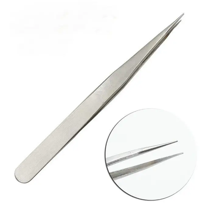 3pcs/set Thicken Stainless Steel medical Tweezers for Laboratory/repair tool etc