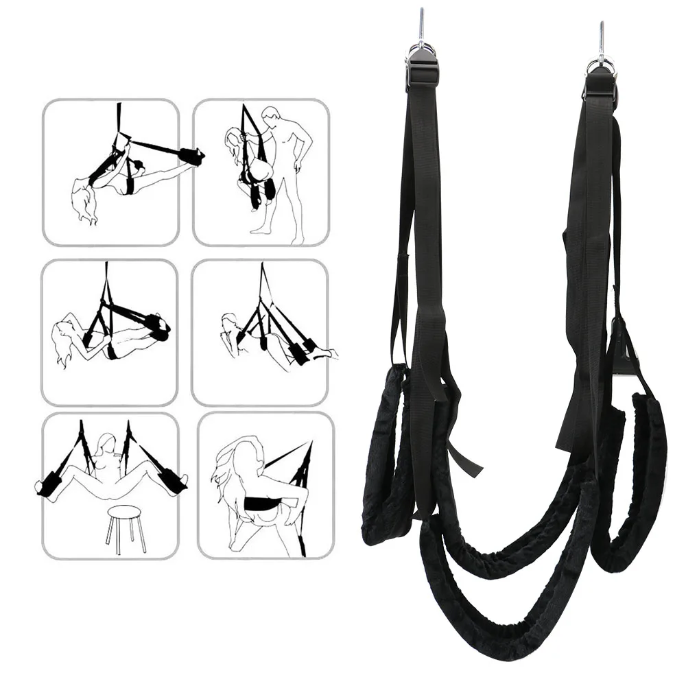 IKOKY секс качели эротический фетиш бандаж Любовь Взрослые игровые кресла мягкий