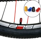 Алюминиевый колпачок на клапан велосипедной шины GUB, ультралегкий колпачок на шину для горных велосипедов, защитная крышка на клапан шины Presta, аксессуары для горных велосипедов