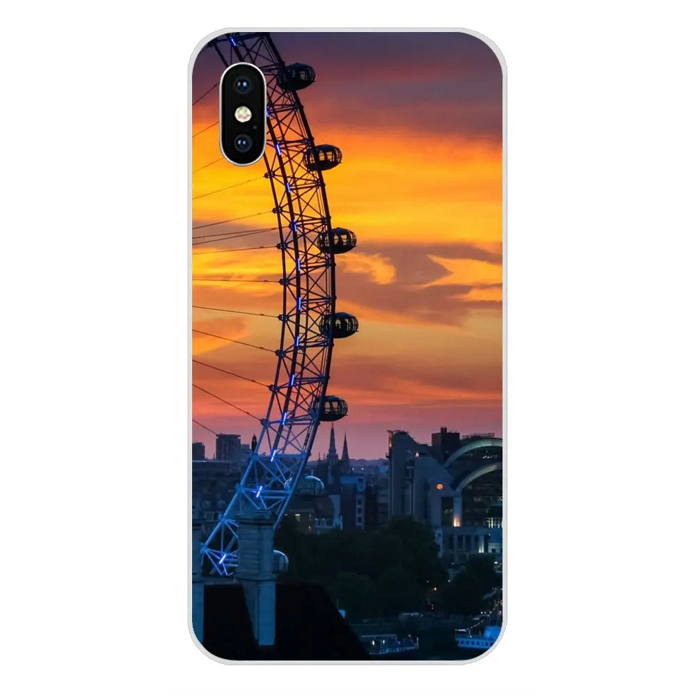 С городским пейзажем Лондона для Huawei NOVA 2 V20 Y3II Y5 Y5II Y6 Y6II Y7 Y9 G8 G9 GR3 GR5 GX8 Prime 2018 2019 |