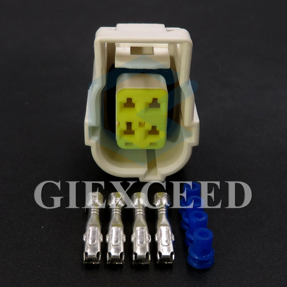 

2 комплекта 4 контакта 1,8 серия автомобильный провод гнездо Автомобильный кислородный датчик пластиковый корпус водонепроницаемый разъем