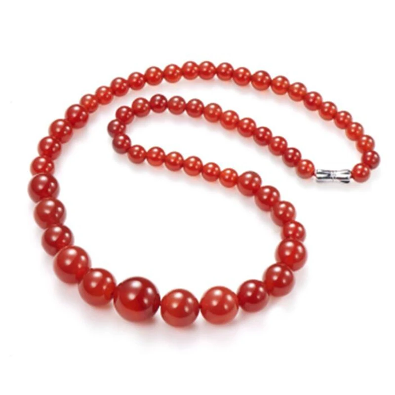 Модные круглые бусины 6 14 мм из натурального халцедона подвески бразильского