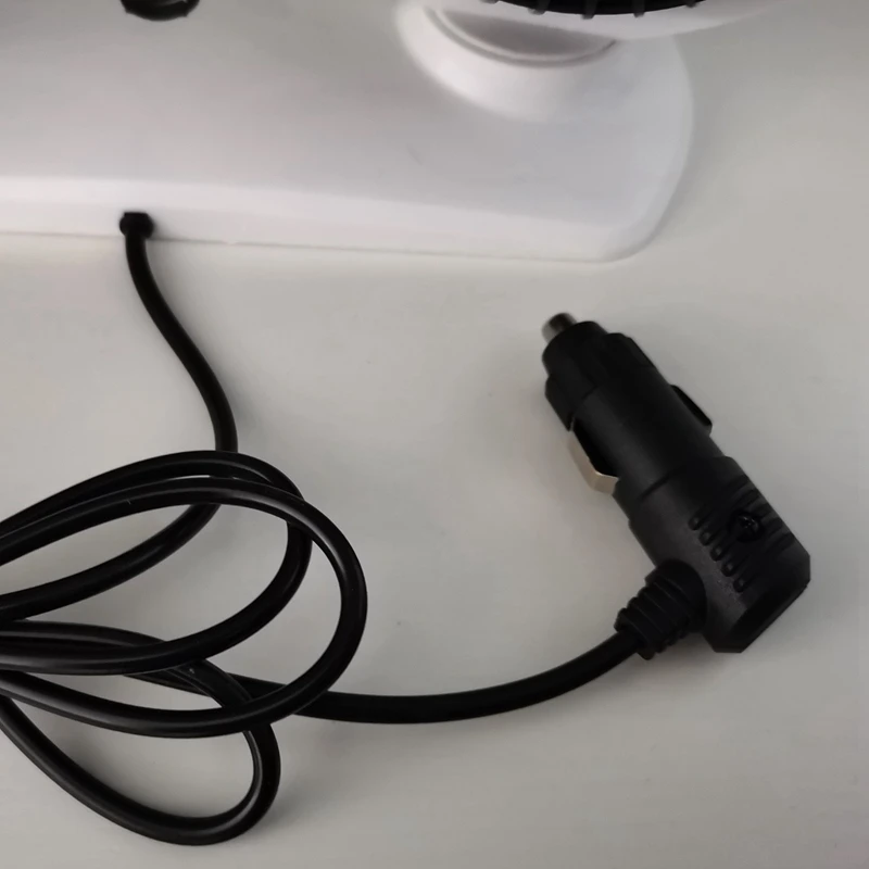 

Car Fan 12V 24V Car Cooling Fan with 360 Degree Adjustable Dual Head USB Charging for Car Truck SUV Boat Summer