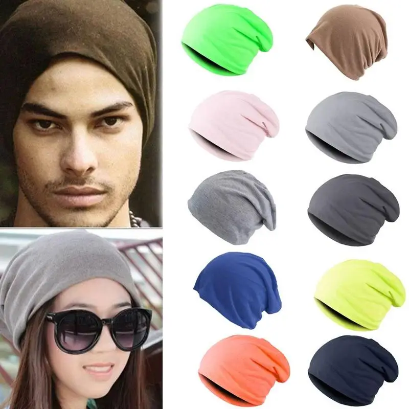 

Winter Warm 2020 Hats for Women Casual Stacking Knitted Bonnet Caps Men Hats Color Hip Hop Skullies Unisex Female Beanies