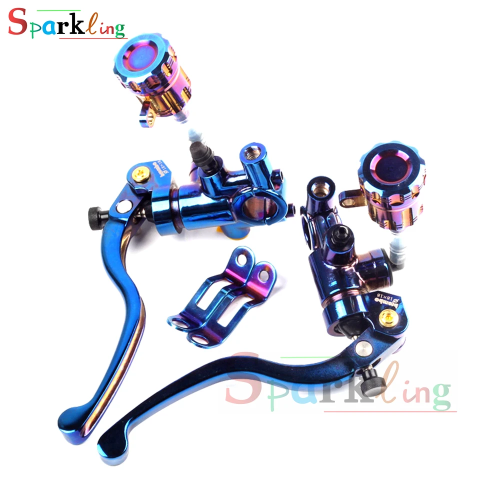 Universal CNC Burnt Titanium Color Oil Pot for Motorcycle Brake/Clutch Master Cylinder Modified Creative Pump Oiler | Автомобили и