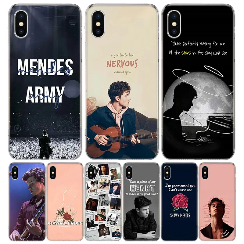 

Singer Shawn Mendes Magcon Silicon Call Phone Casing For Apple iPhone 11 13 Pro Max 12 Mini 7 Plus 6 X XR XS Case 8 6S SE 5S + C