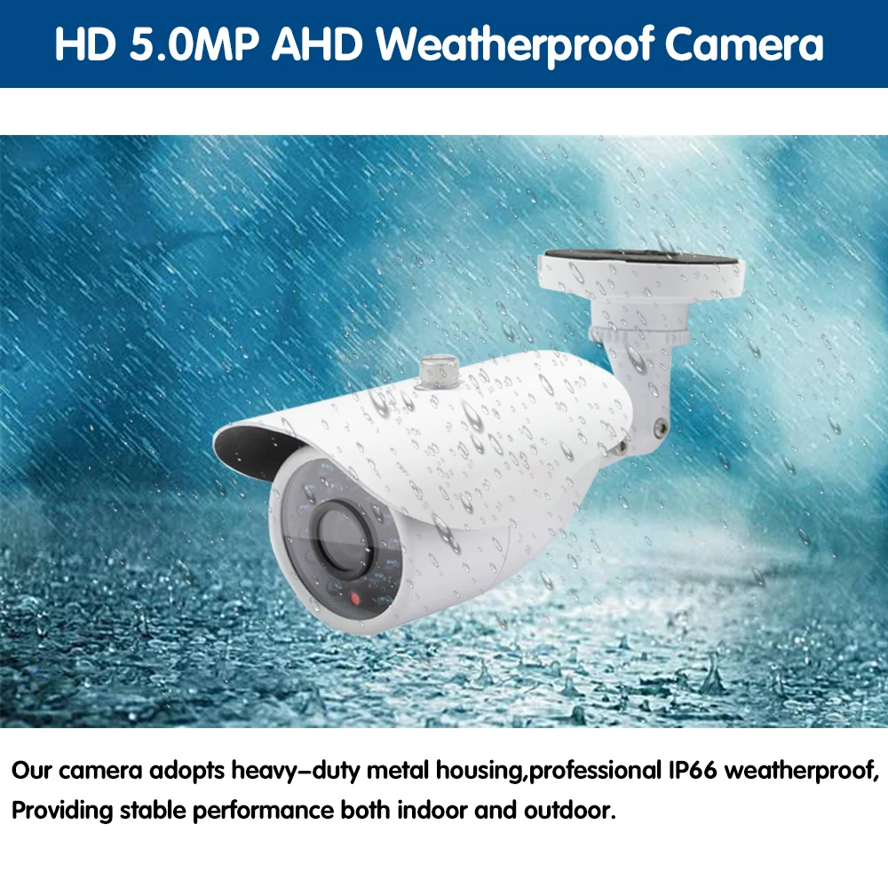 HD Sony Sensor 5MP AHD Camera 5.0MP Video Security Bullet CCTV indoor Outdoor Waterproof IP66 IRCUT Night Vision|Камеры