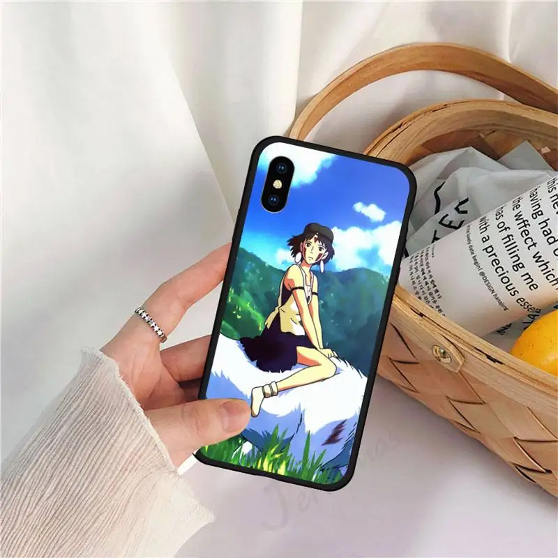 

Mononoke Hime Japan anime Phone Case for iPhone 11 12 pro XS MAX 8 7 6 6S Plus X 5S SE 2020 XR