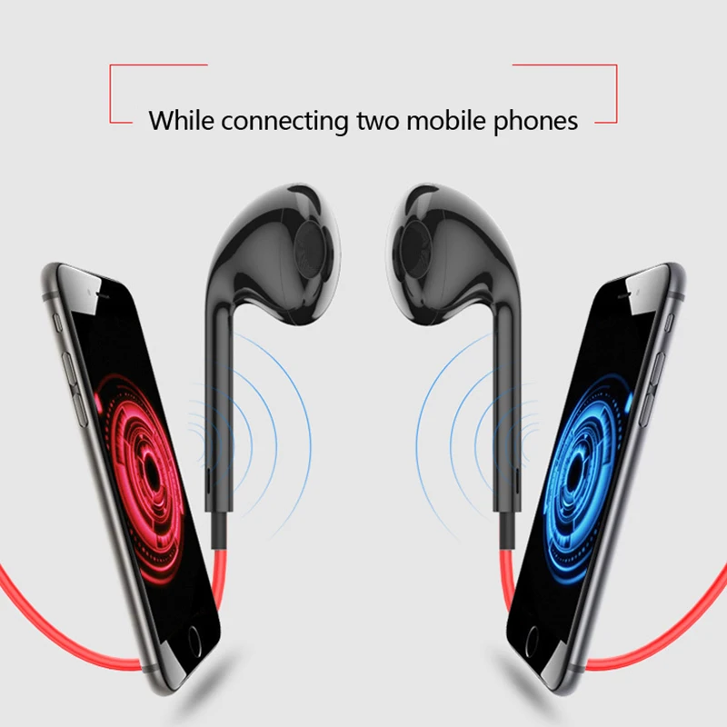 Магнитные Bluetooth наушники-вкладыши спортивные басовые стереонаушники с