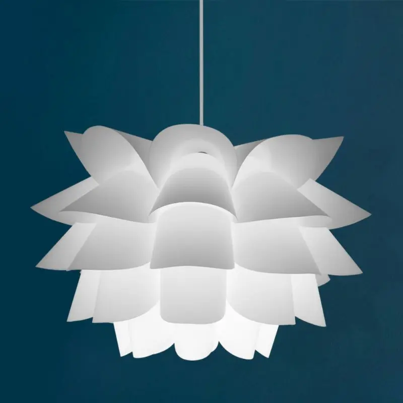 

Creative Lotus Shape Light Chandelier Living Room Dining Room Bedroom Bar Desk Art Decor Light Cover Shade