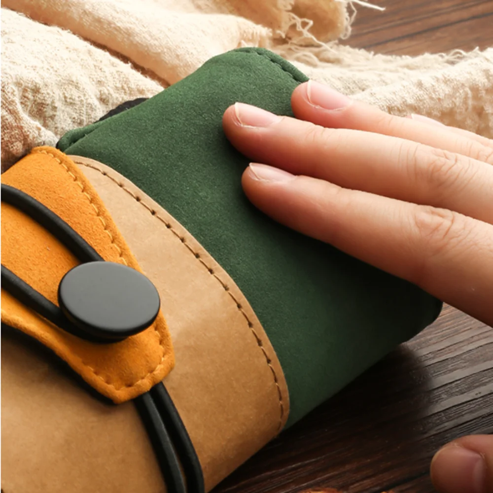 Творческий Винтаж кавайный чехол для карандаша Roll Up Карандаш Чехол Цветной