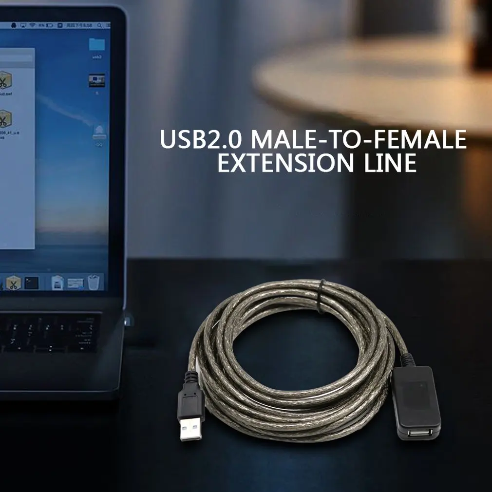 

Universal 5/10 Meters Super Long USB 2.0 Extension Repeater Cable Signal Booster A Male To A Female Cable