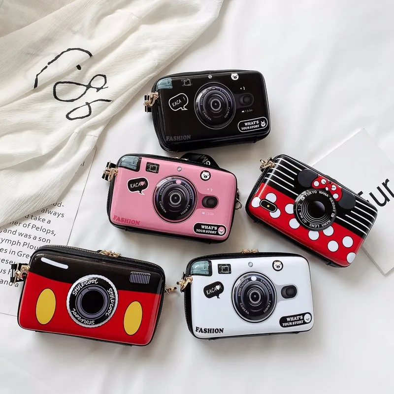 

Handbags Luxury Designer Party Purse Designer Purses High Quality Luxury Camera Cartoon Print Casual Fashion Messenger Bag Cute