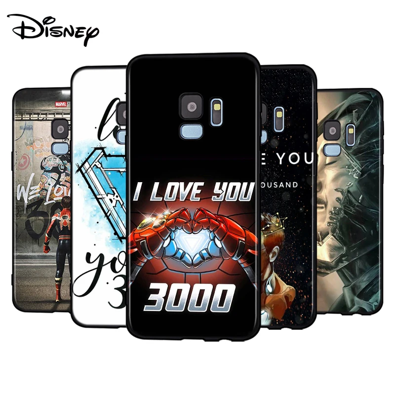 Силиконовый чехол Железный человек I Love You 3000 для Samsung Galaxy A9 A8 A7 A6 A6S A8S Plus A5 A3 Star 2018 2017