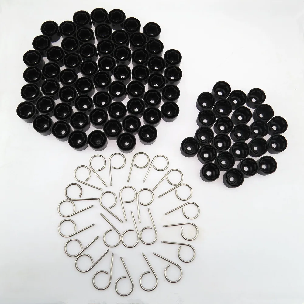 SCJYRXS 100 шт. хромированная колпачок на гайку болта колеса с защитой от кражи для Passat